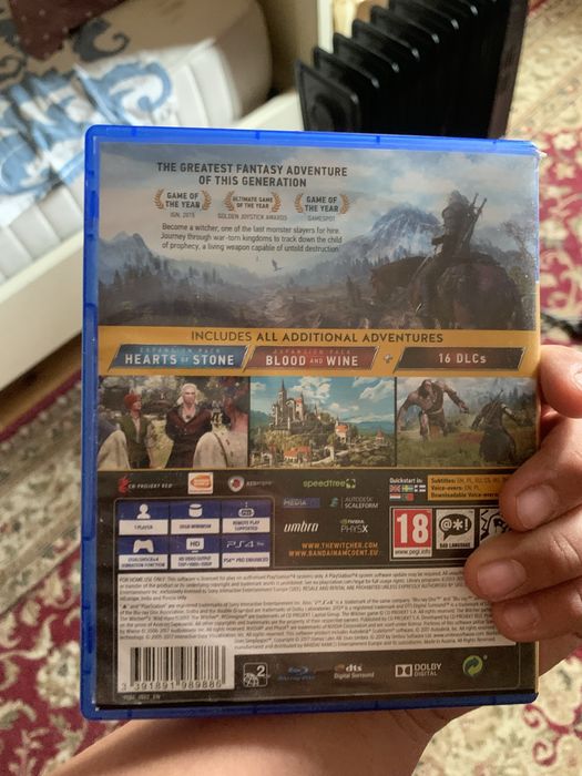 Продам Ведьмак 3 на Ps4