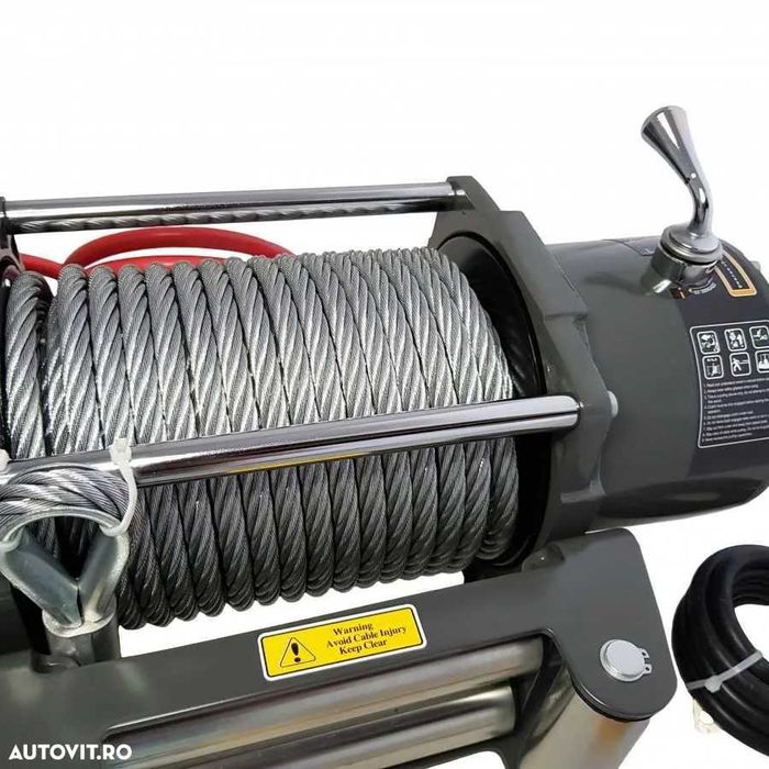 Troliu profesional KANGAROO WINCH K20000E lbs(trage 9090 kg) la 24V