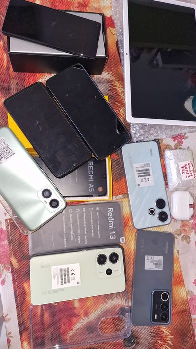 Redmi realme samsung, casti, telefon