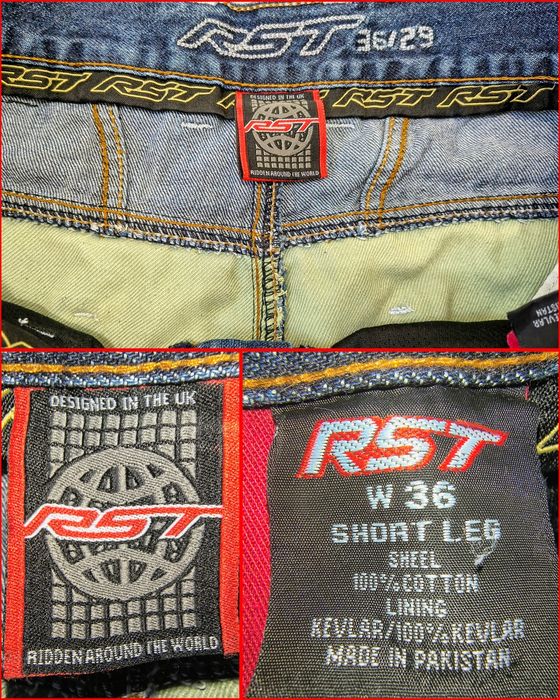 Blugi moto cu Kevlar și protecții, RST, W36L29