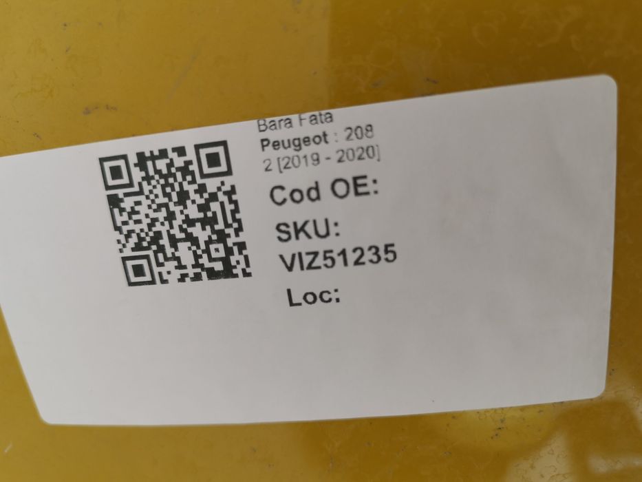 Предна броня Пежо / Peugeot 208 2 , Оригинална, в добро състояние