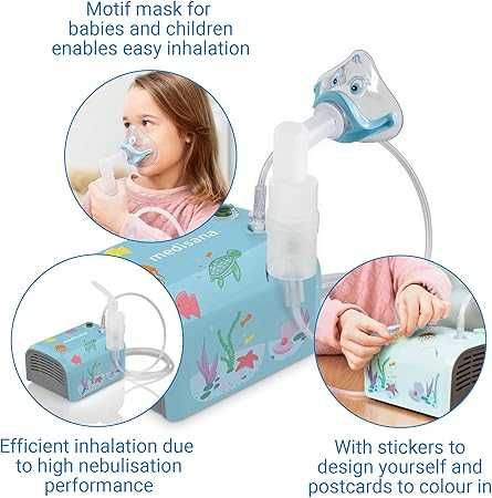 Компресорен инхалатор за деца и възтрастни Medisana IN 155