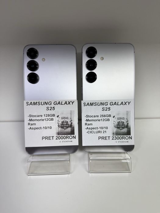 Samsung s25 256GB si 128GB impecabil Kingamanet