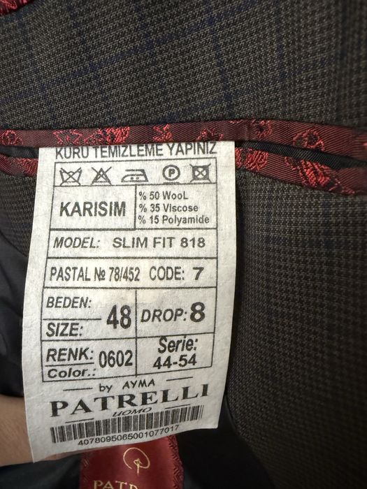 Костюм тройка, шикарный, р 48