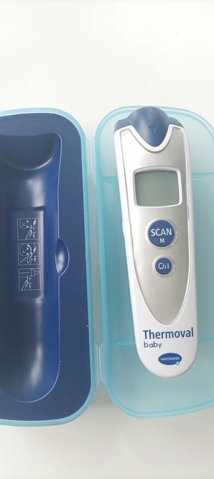 Инфрачервен безконтактен термометър Hartmann Thermoval Baby 3in1