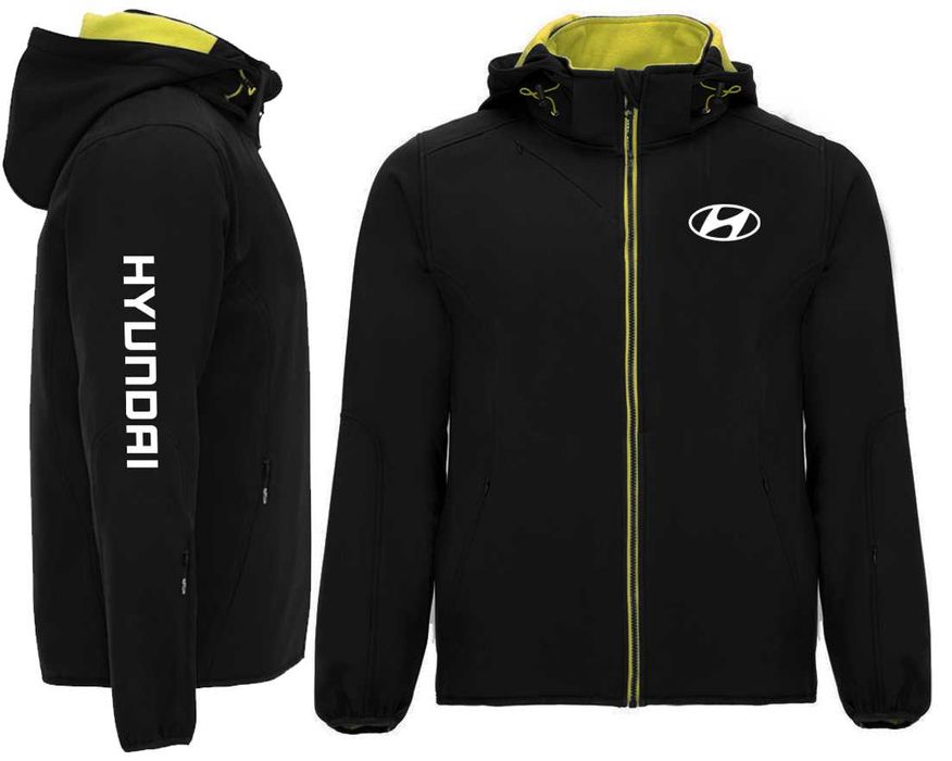 Softshell / софтшел с качулка якета HYUNDAI / ХЮНДАЙ! Или с ТВОЯ идея!
