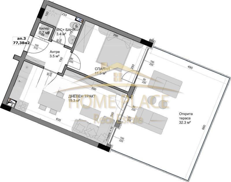 Продава, 2-стаен Варна, Владиславово