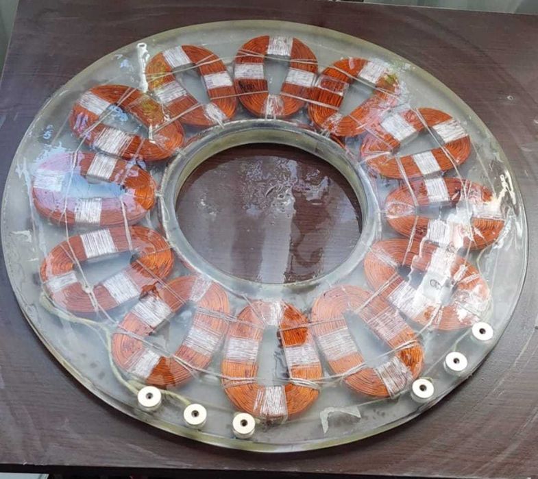 Generator Electric  PMG  Eoliana Verticala direct drive.   60 V  240 V