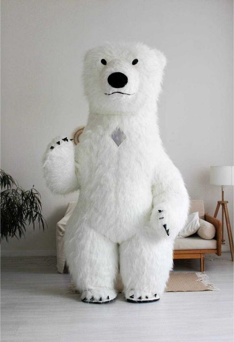 Ростовая кукла белый медведь