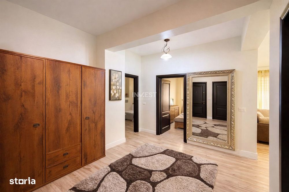 Apartament mobilat 68 MP Utili - etaj intermediar cu lift - zona Cetat
