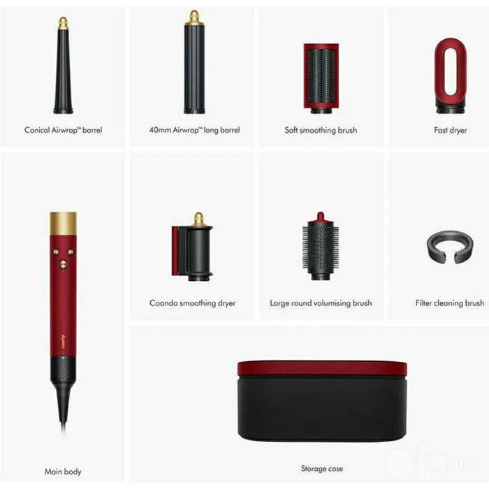 dyson hs08 red velvet (optom) в наличии