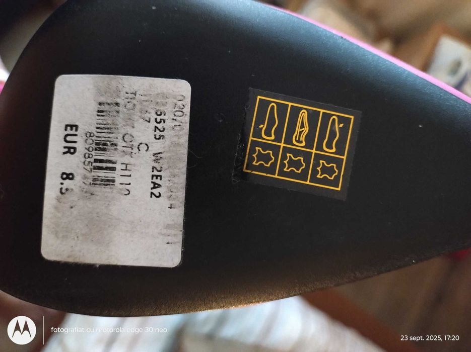 Ba-len-ci-a-ga, pantofi roz cu toc, 40