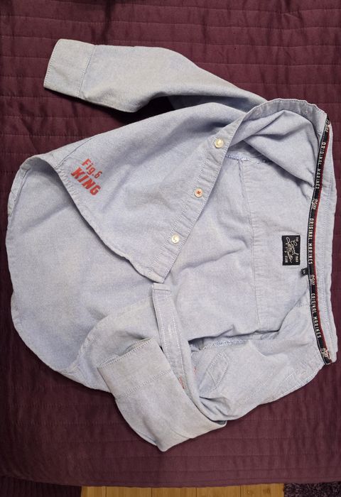 Camasa tip jeans Original Marines.  Marime 3/4 ani