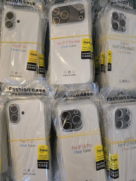 Husă silicon transparenta Iphone 17 pro max/17/16/15/14