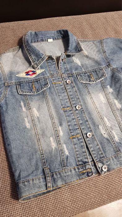 Джинсовые комбинезон  Mango kids + стильная джинсовка