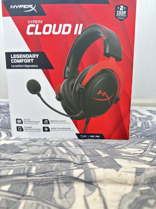 Наушник Hyper x cloud II + Bloody s87 red