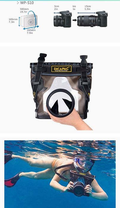 Carcasa protectie sbacvatica pentru DSLR