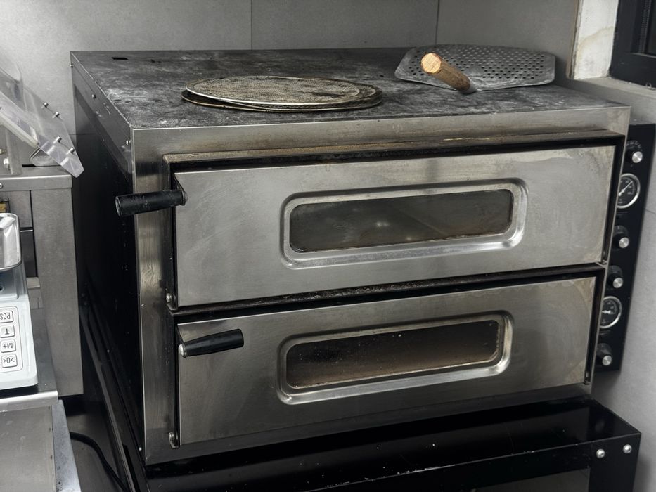 Пицца-печь с двумя камерами