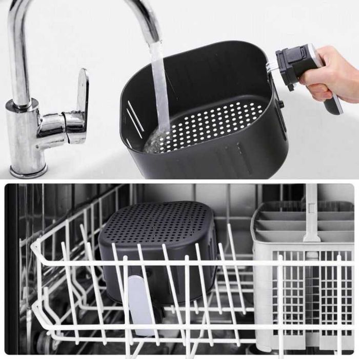 Фритюрник с горещ въздух Rosberg RP51980F, 1800W, 7.7 литра