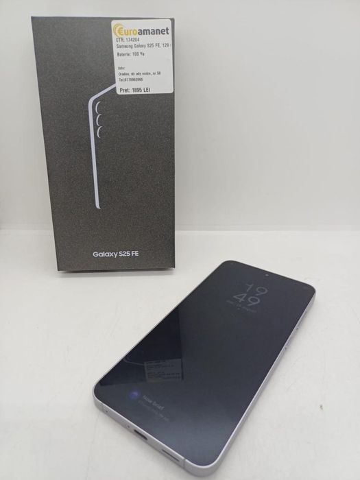 Telefon mobil Samsung Galaxy S25 FE, Dual SIM, 8GB RAM, 128GB -A-
