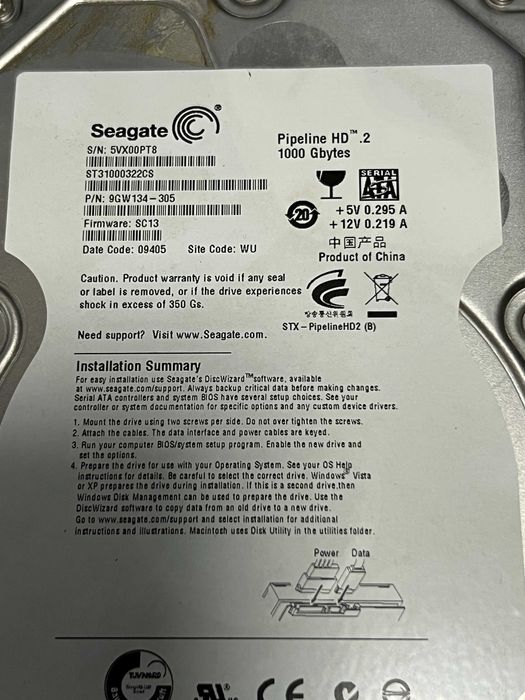 Хард диск Seagate 1TB