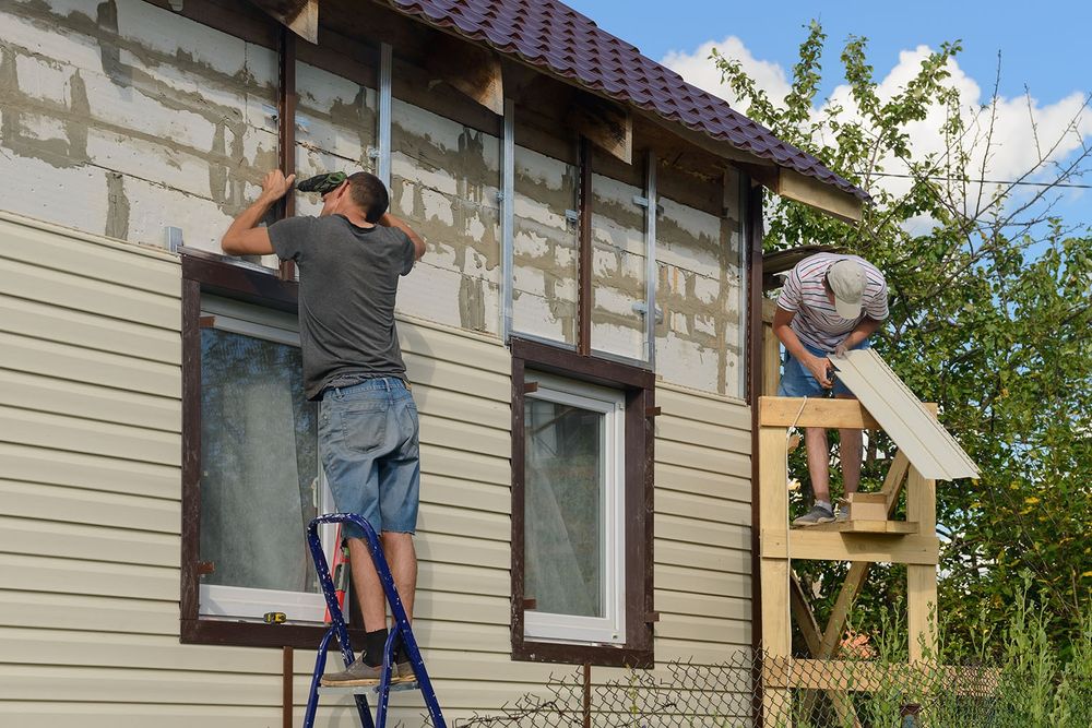 Сайдинг фасат панел ПВХ. Фасат учун арзон ва тез битар панеллар