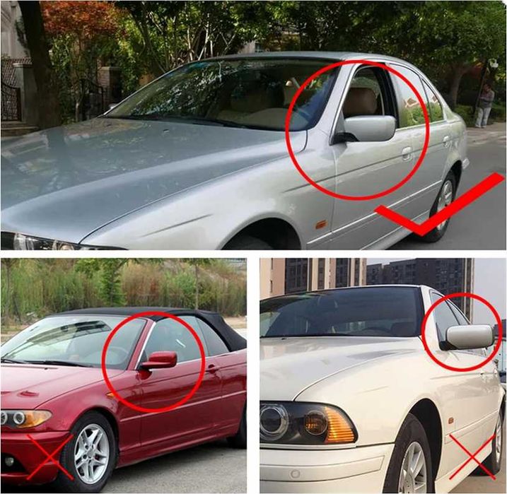 Performance капаци за огледала за BMW E39 и E46