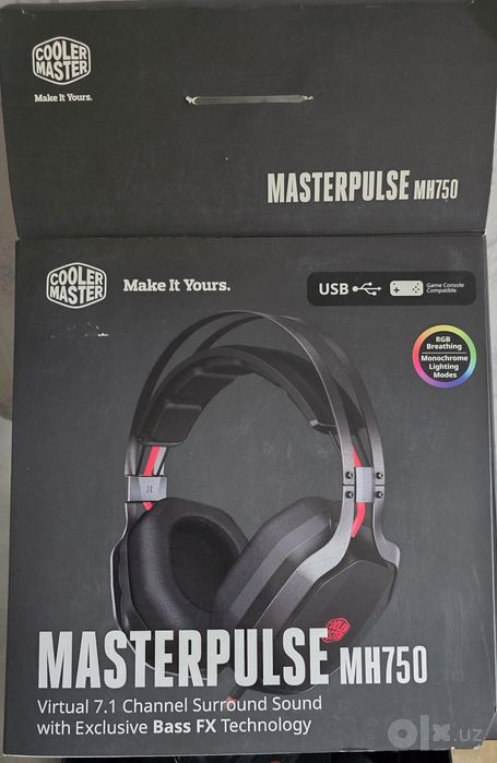 Полноразмерные игровые наушники Coolermaster Masterpulse MH750