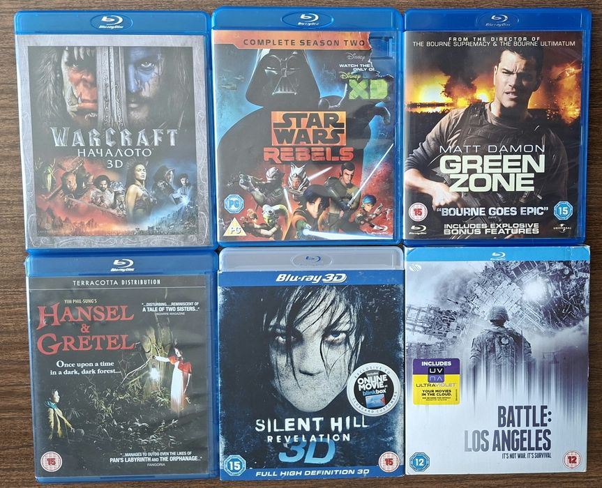Филми DVD Star Wars, Шрек, Трансформърс, Петък 13 и други