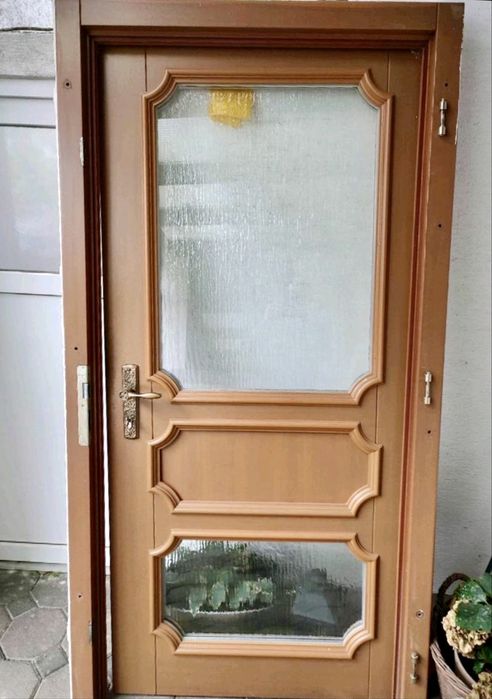 Usa intrare casa lemn aluminiu tripan Germania