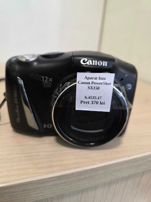 Aparat foto Canon PowerShot SX150 (ECA27 b.48535.17)-Garantie 2 ani