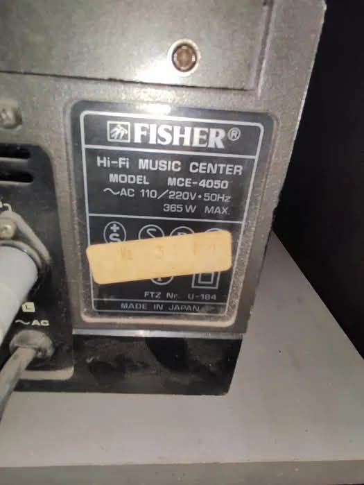 Linie audio Fisher mce 4050