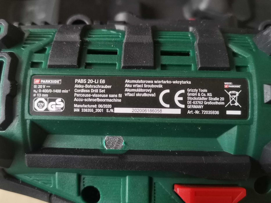 НОВ Акумулаторен Витоверт Parkside 20v  +16 бр аксесоара