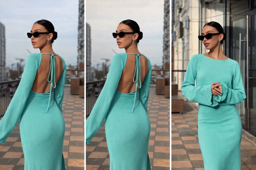 Продам платье бирюза