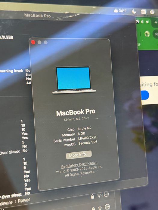 2022 Apple-MacBook Pro 13.3" Laptop-M2 chip-8GB Memory-256GB-SpaceGray