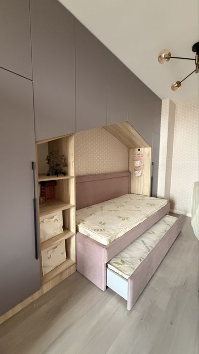 Кровать 2в1 + шкаф-стенка