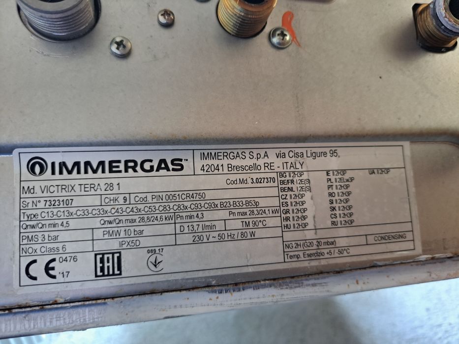 Centrala termica immergas tera 24 kw