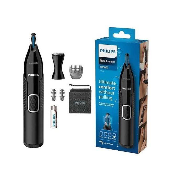 Тример за нос/уши Philips NT3650/16, Миещ се, Precision Trim с батерии