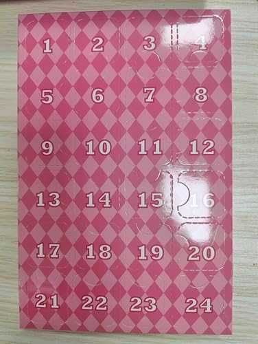 Нов Коледен адвент календар с 24 PVC шардона за обувки джапанки крокс