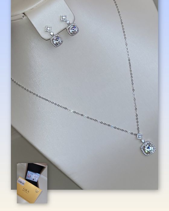 Серебро 925 с муассанитами