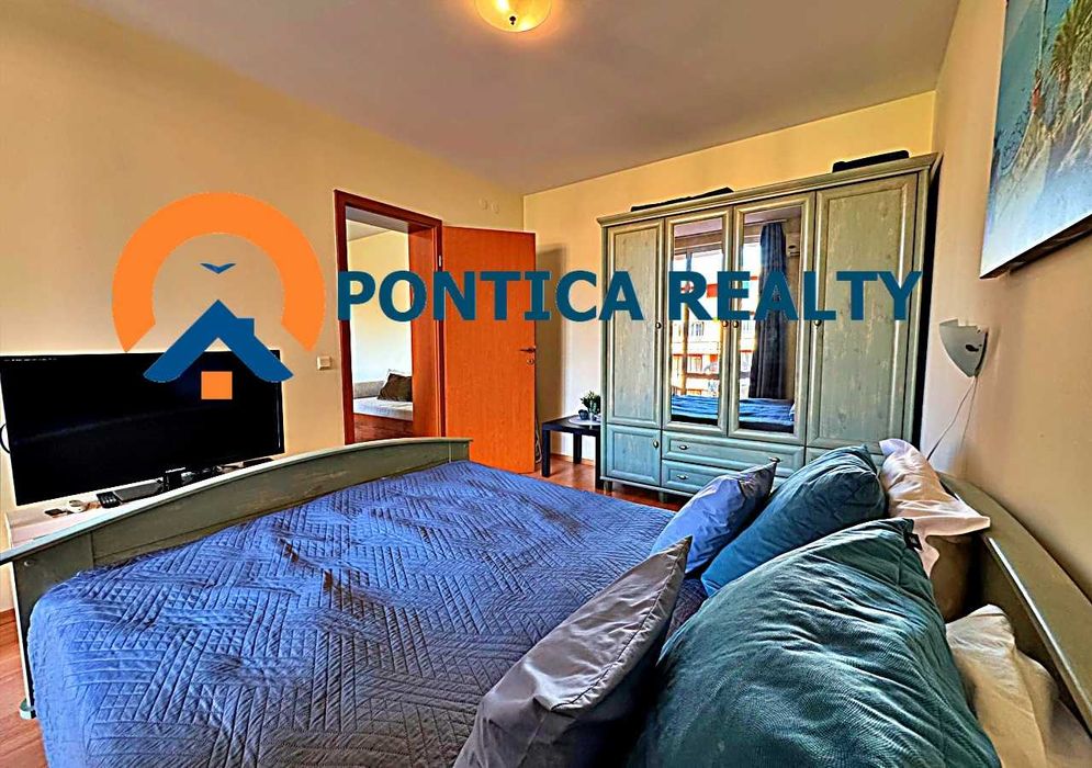 Двустаен апартамент в голям комплекс в Слънчев Бряг