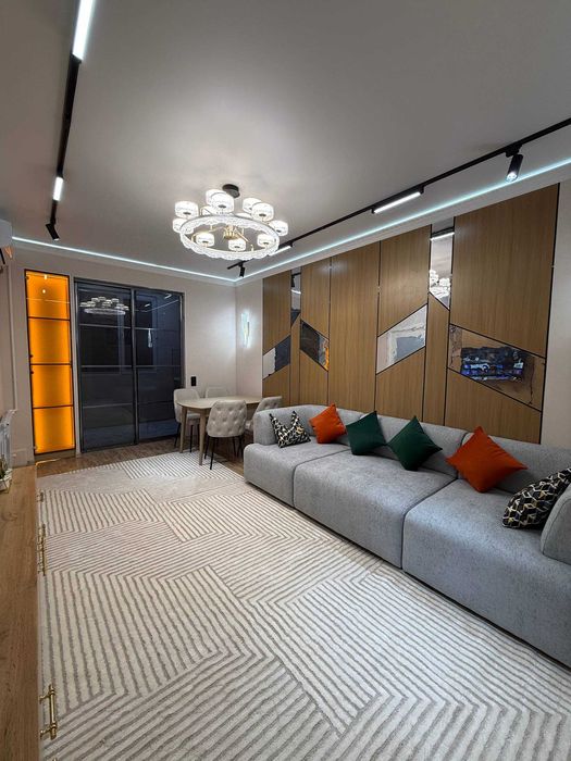 Чиланзар 8 квартал, 2х ком 48м2,Корзинка Евро ремонт Мебель;