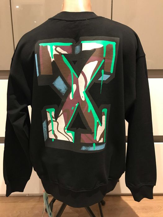 OFF-WHITE MOTIF ARROW print, суичър, размери: S,M,L,XL и XXL