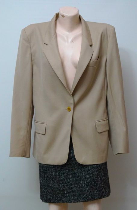 Sacou MaxMara bej din lana marimea 44