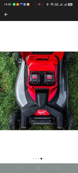 Mașina se tuns iarbă milwaukee atenție lama de 53 cm