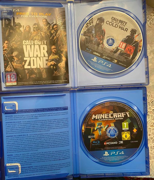 Minecraft И Call of duty Cold War PS4 Игри