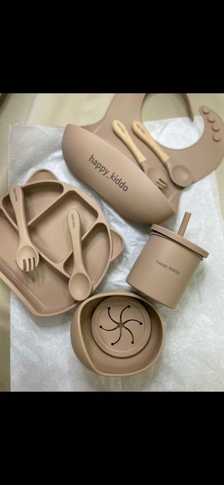 Посуда для малышей из экологически чистого пищевого силикона