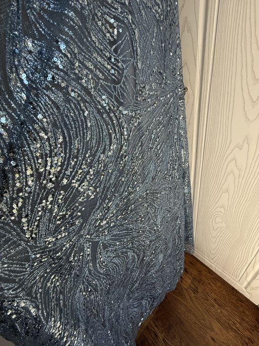 Официална дълга рокля с пайети