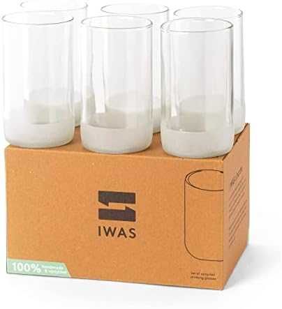 Нов комплект 6 броя Устойчиви чаши за вода коктейли сокове Екологични