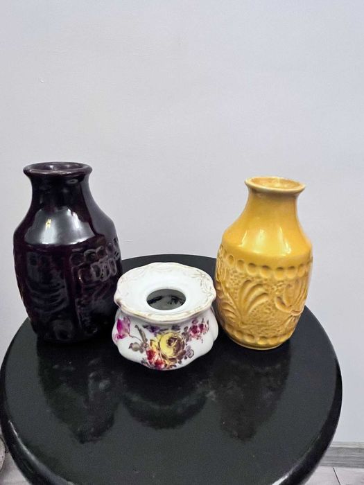 Set 3 piese w germania doua Scheurich si una Meissen bibelouri bibelou